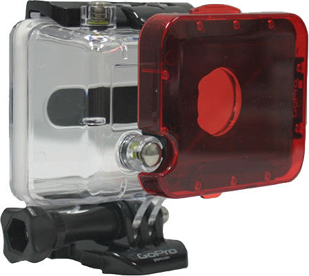 Snap On Red Filter for GoPro Hero 2-Dive Housing